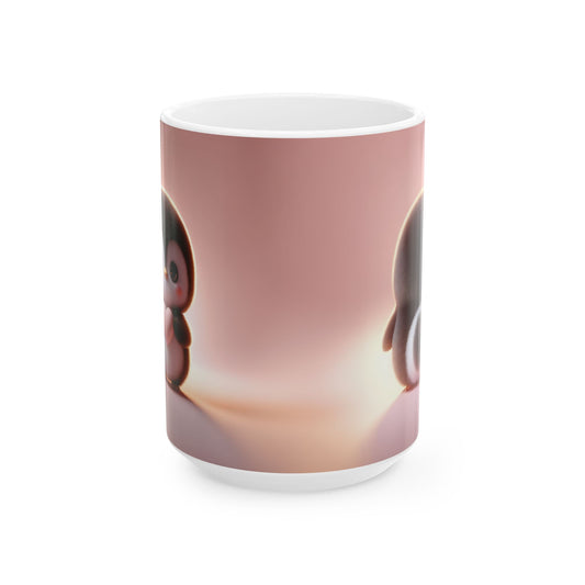 Valentine's Penguin Ceramic Mug