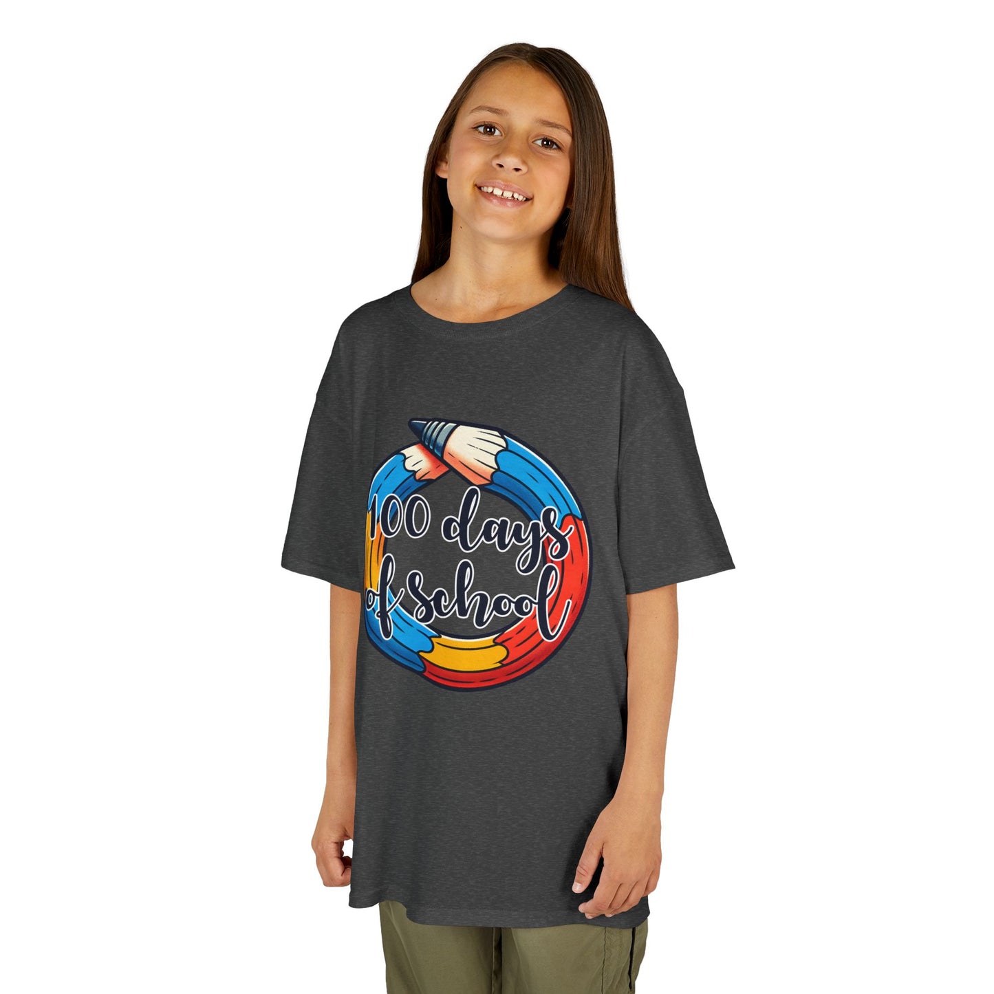 "100 Days of School" Children's Heavy Cotton Tee