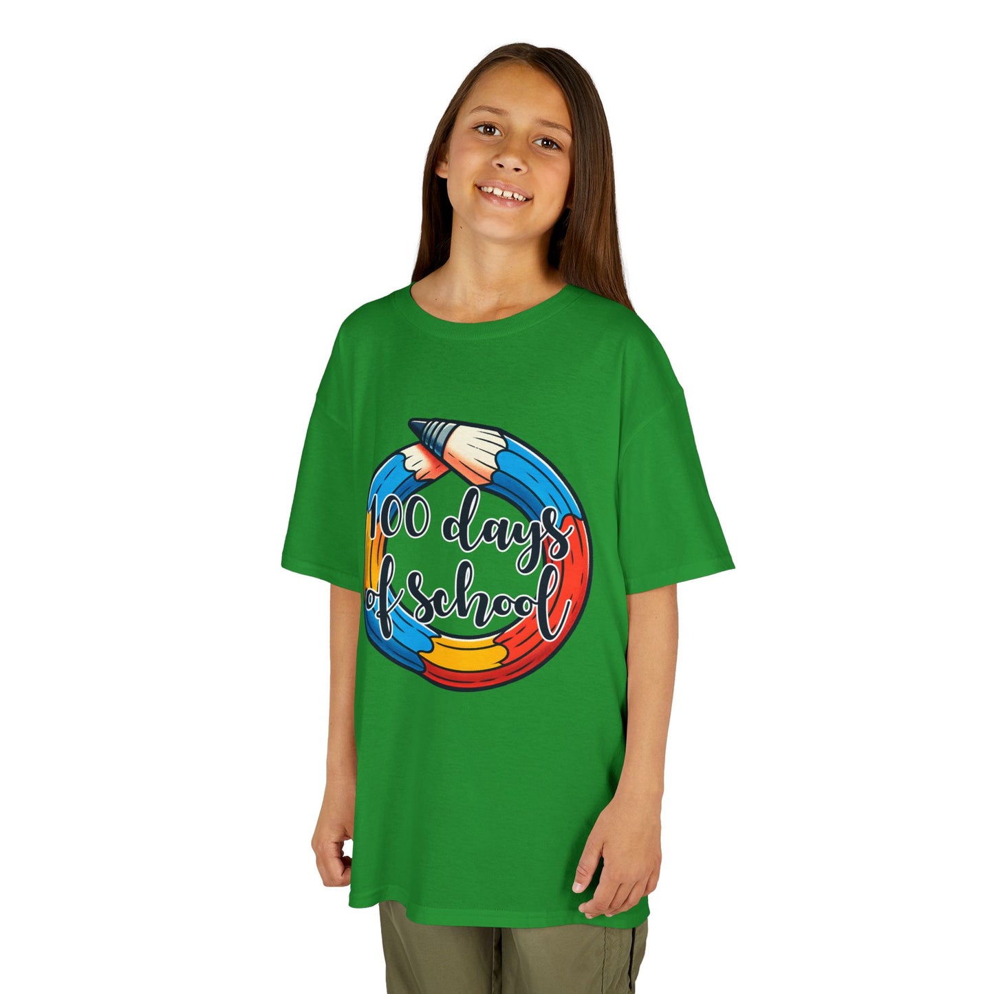 "100 Days of School" Children's Heavy Cotton Tee