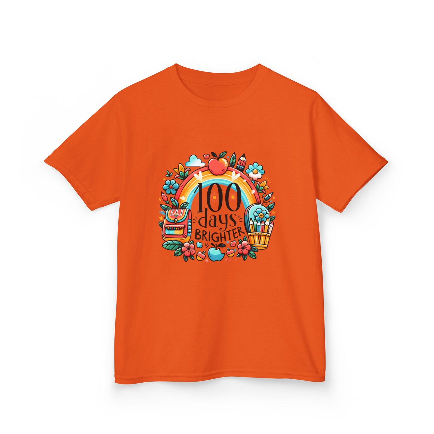 "100 Days Brighter" Children's Heavy Cotton Tee