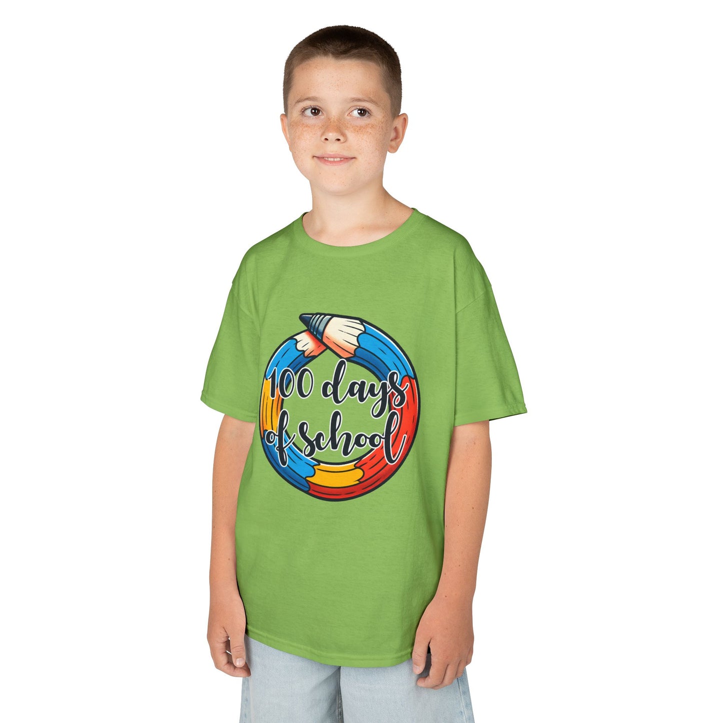"100 Days of School" Children's Heavy Cotton Tee
