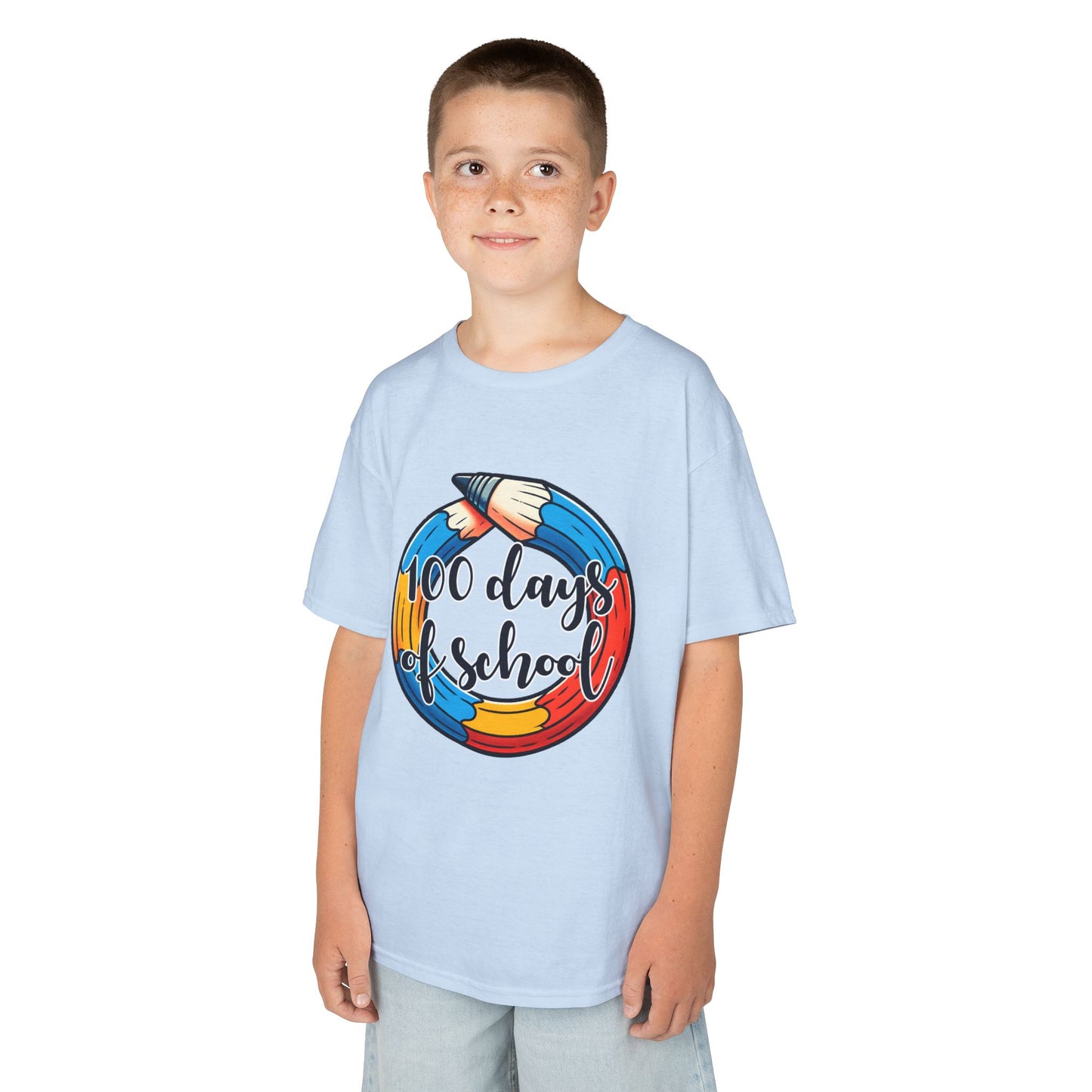 "100 Days of School" Children's Heavy Cotton Tee