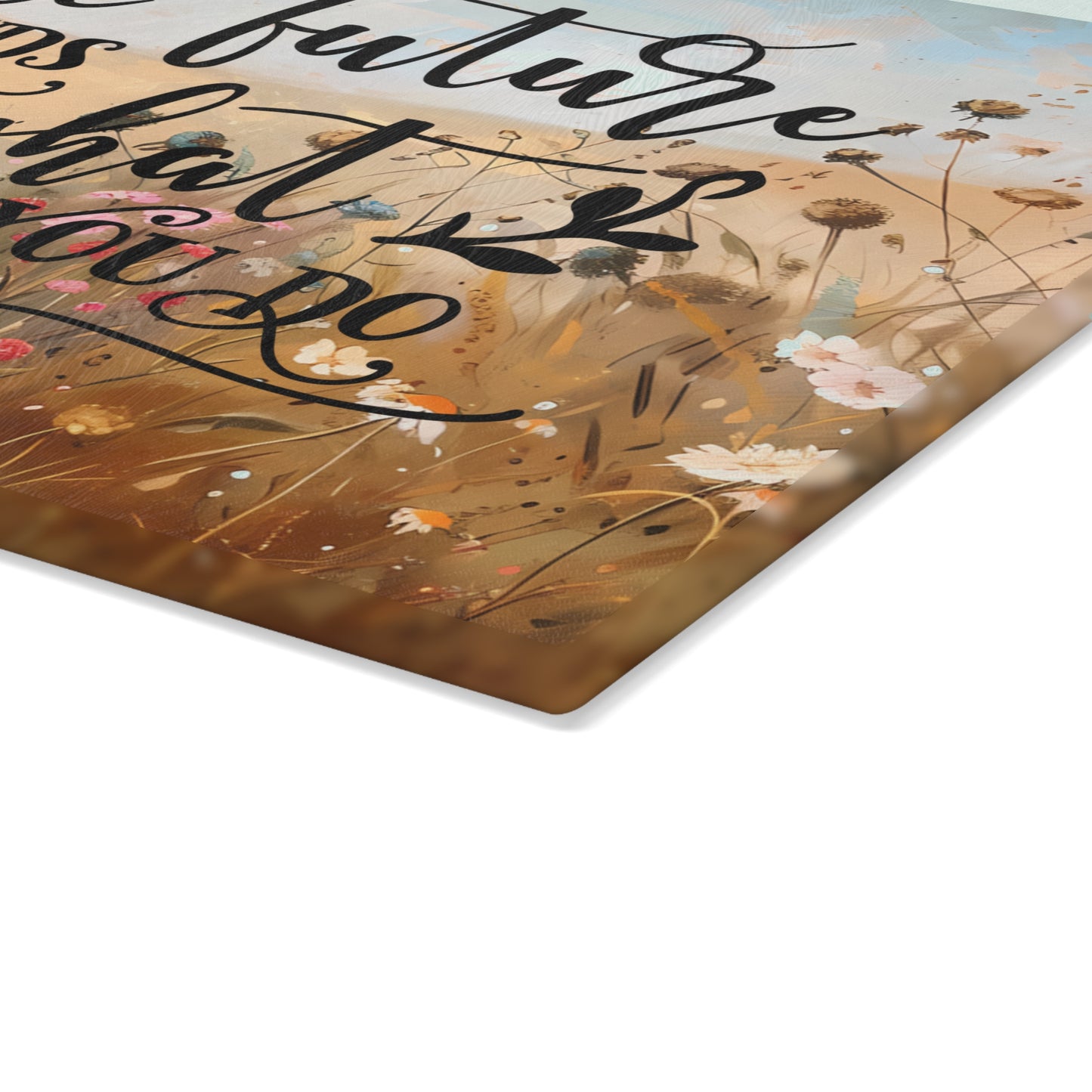 Inspirational Glass Cutting Board