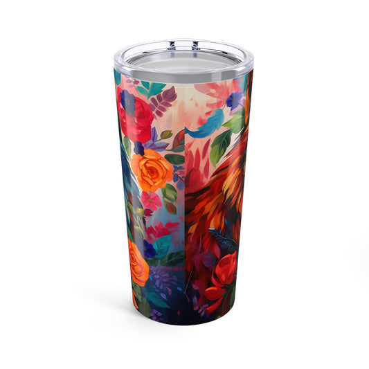Floral Wolves 20oz Tumbler