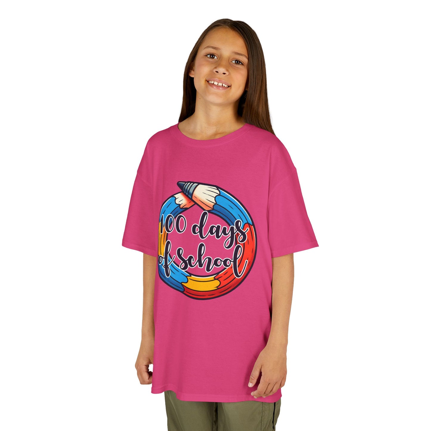"100 Days of School" Children's Heavy Cotton Tee