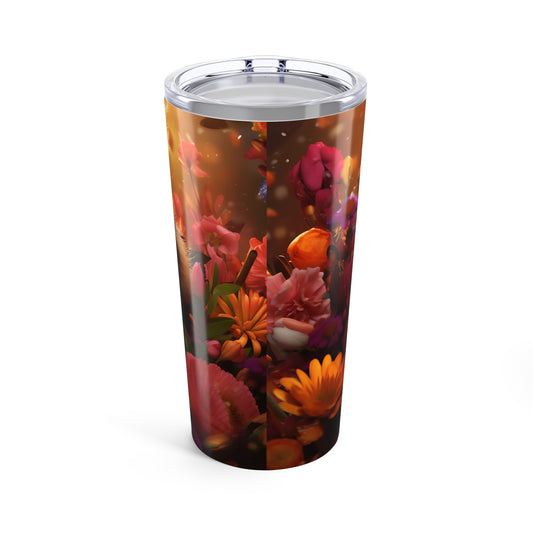 Floral Racoon 20oz Tumbler