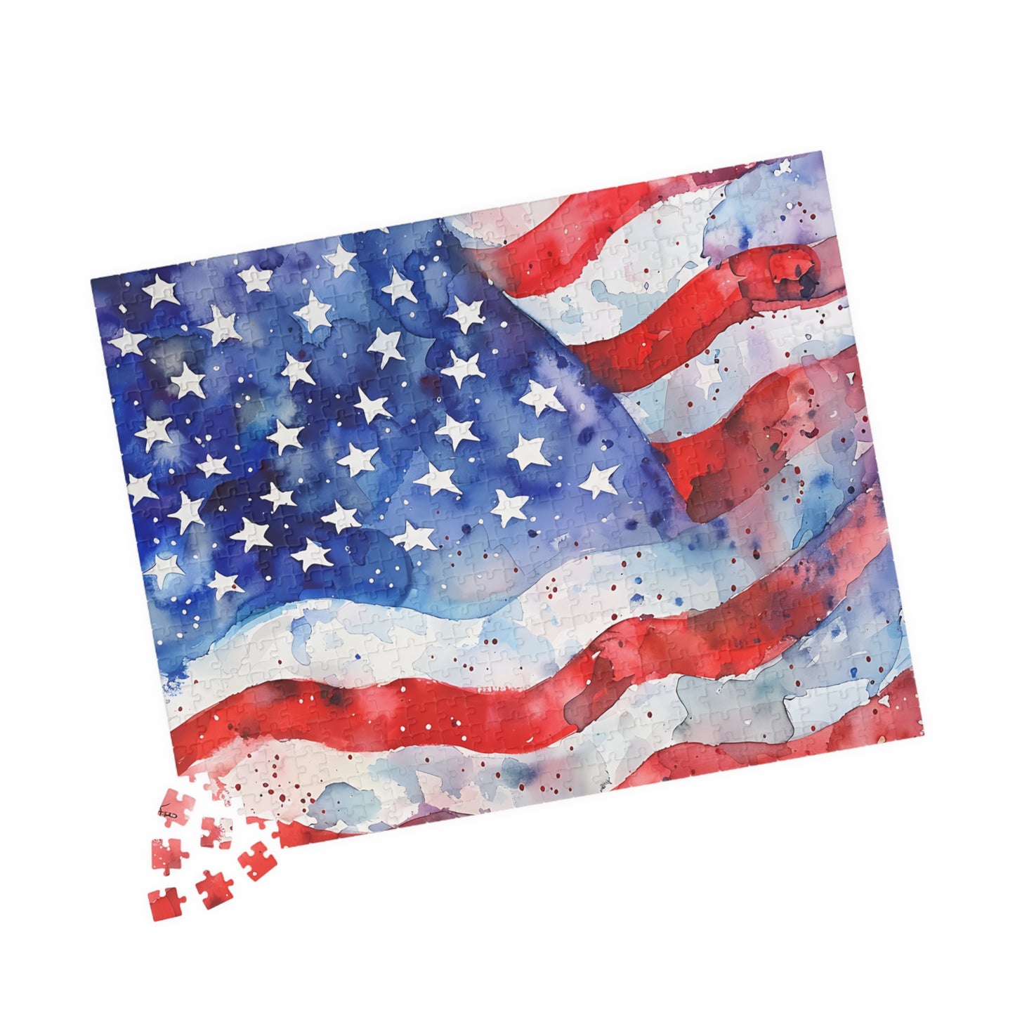 Patriotic Puzzle - American Flag Design, 110-1014 Pieces