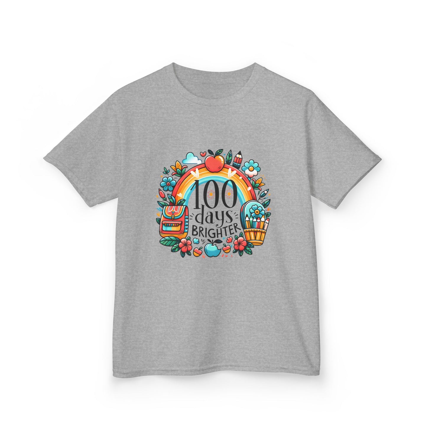 "100 Days Brighter" Children's Heavy Cotton Tee