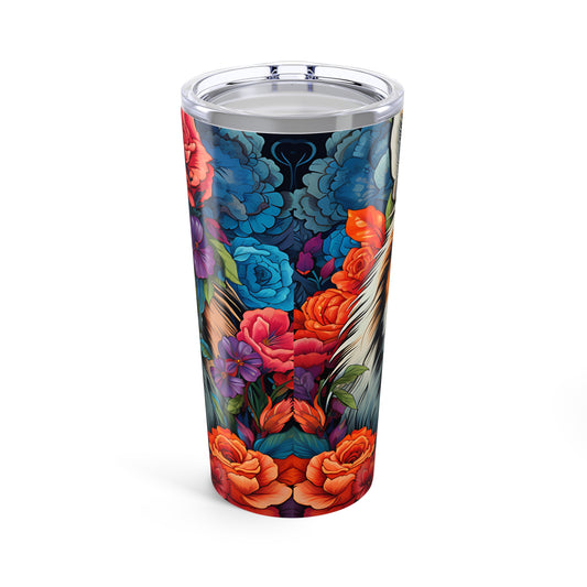 Floral Tiger 20oz Tumbler