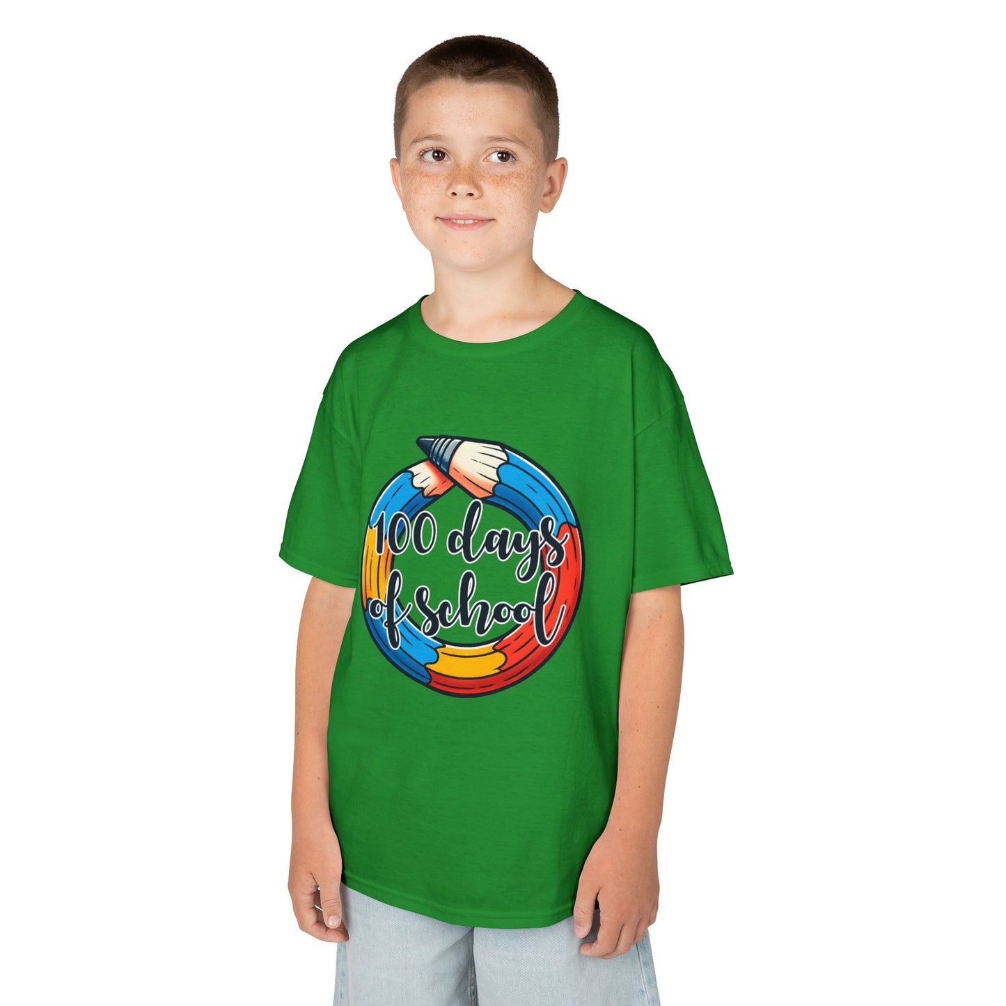 "100 Days of School" Children's Heavy Cotton Tee