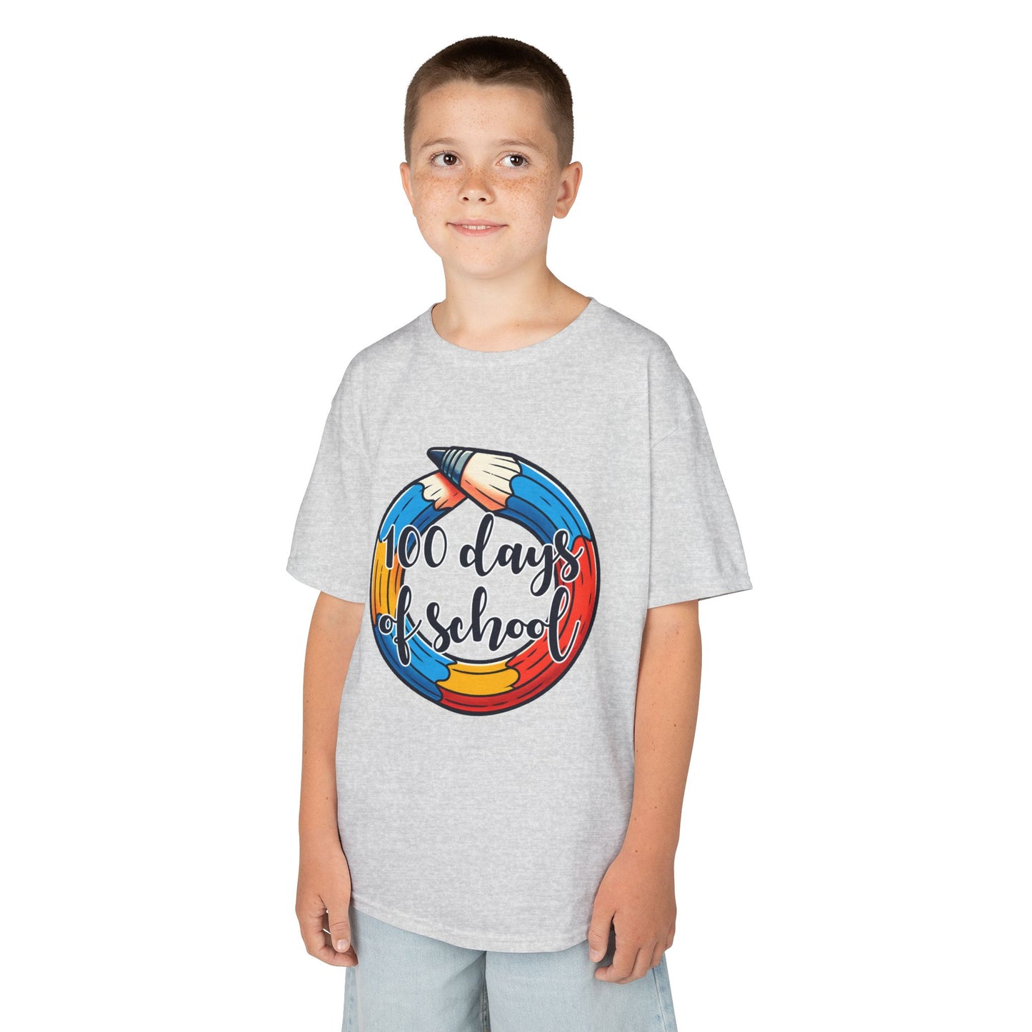 "100 Days of School" Children's Heavy Cotton Tee