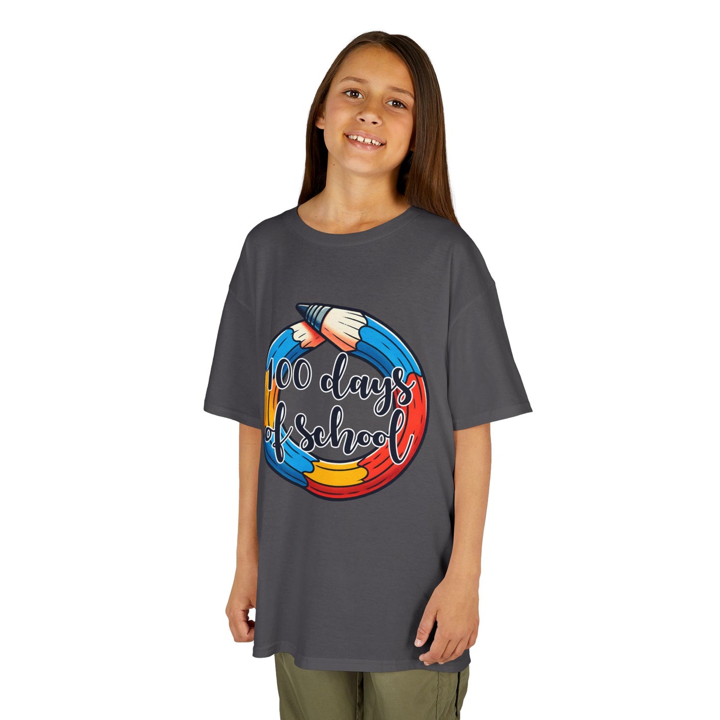 "100 Days of School" Children's Heavy Cotton Tee