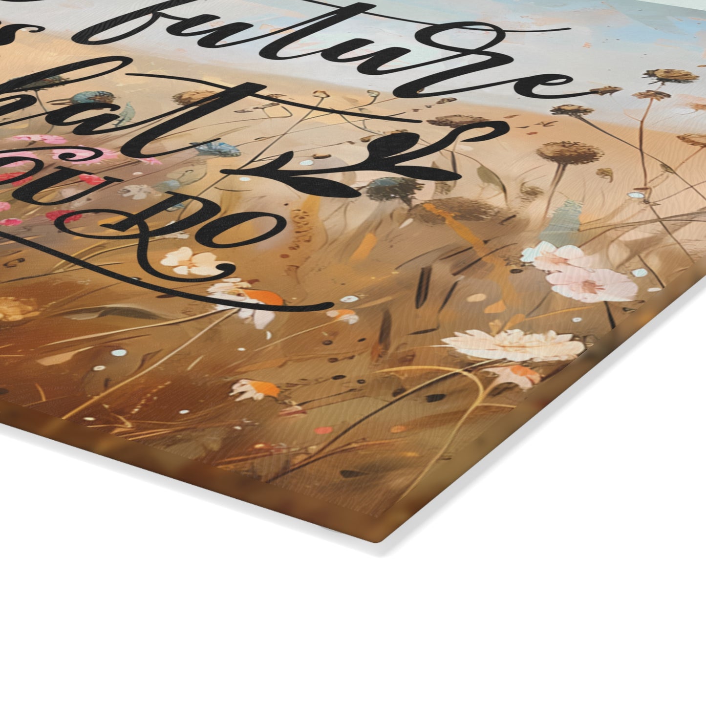 Inspirational Glass Cutting Board