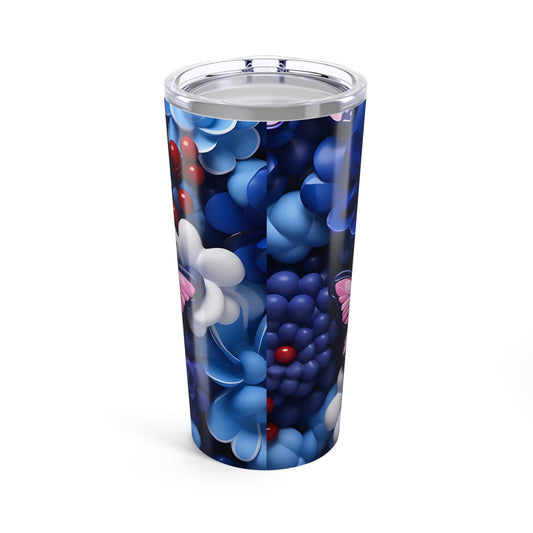 BlueBerry Butterfly 20oz Tumbler