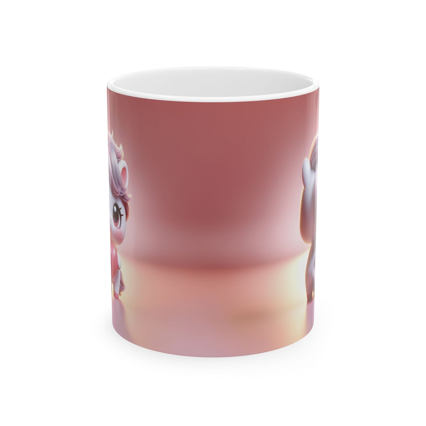 Valentine's Unicorn Ceramic Mug
