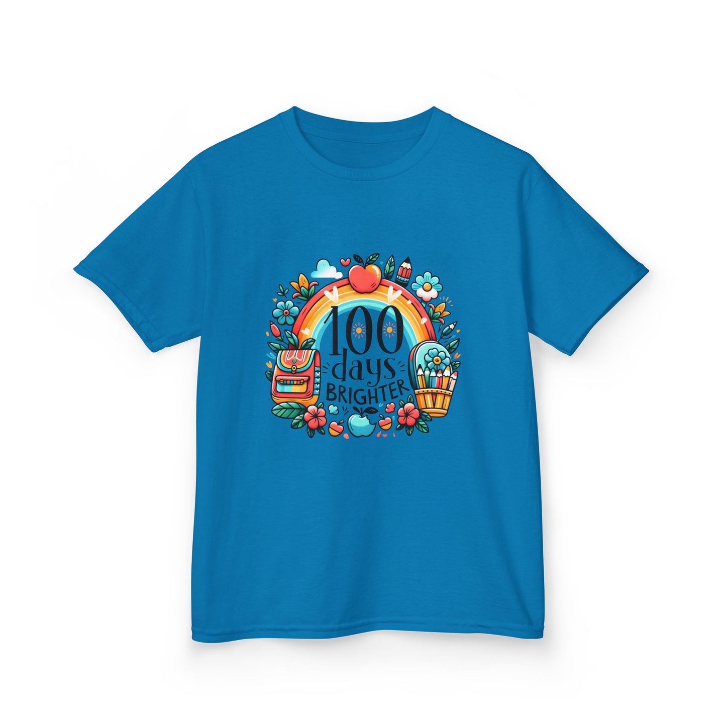 "100 Days Brighter" Children's Heavy Cotton Tee