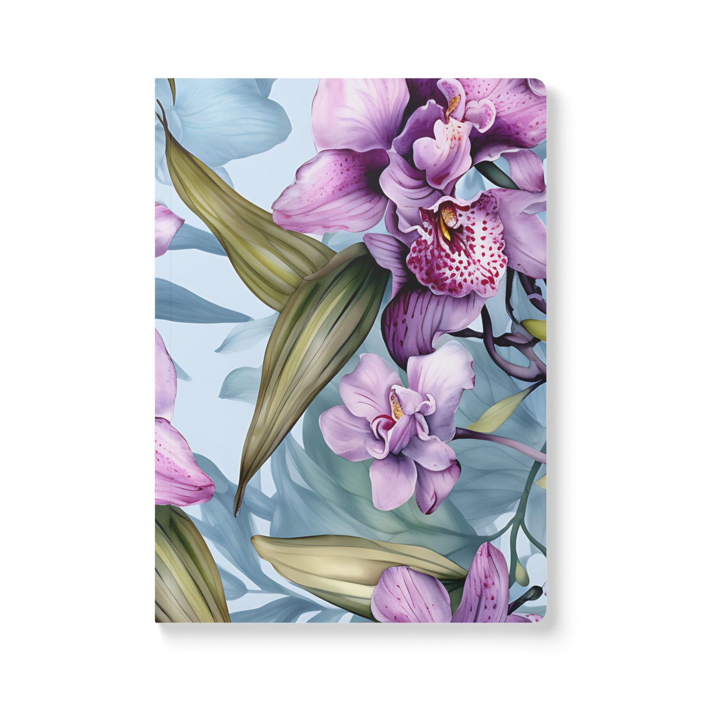 Purple Orchid Floral Journal