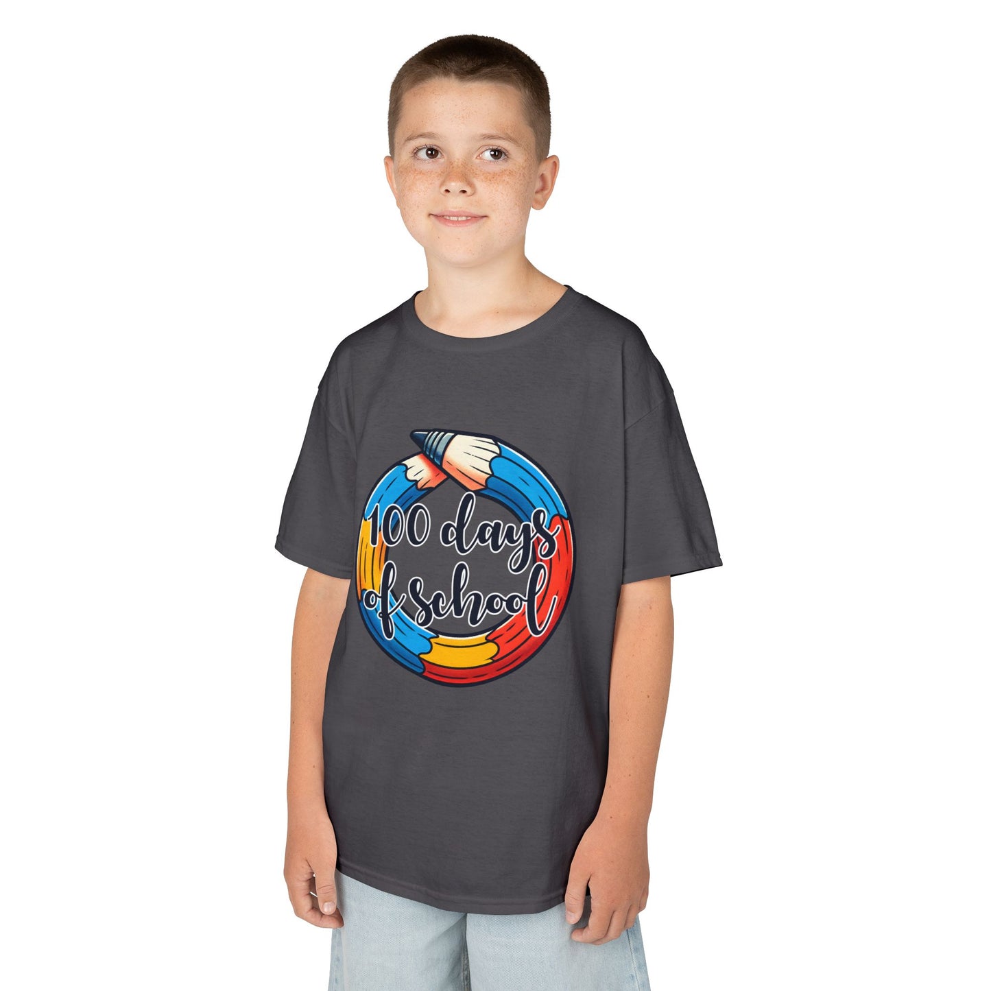 "100 Days of School" Children's Heavy Cotton Tee