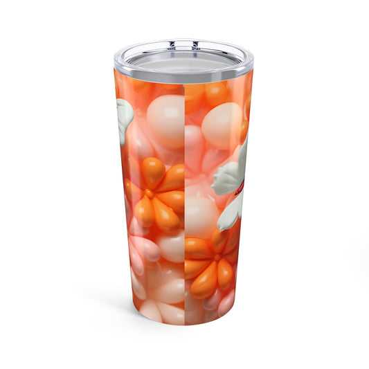 Orange Dream Butterfly 20oz Tumbler