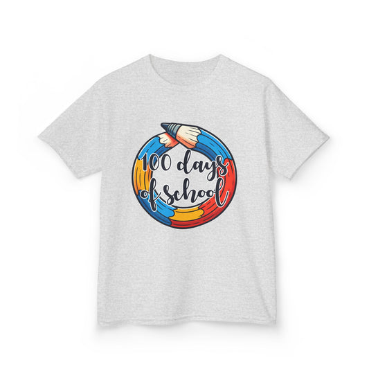 "100 Days of School" Children's Heavy Cotton Tee
