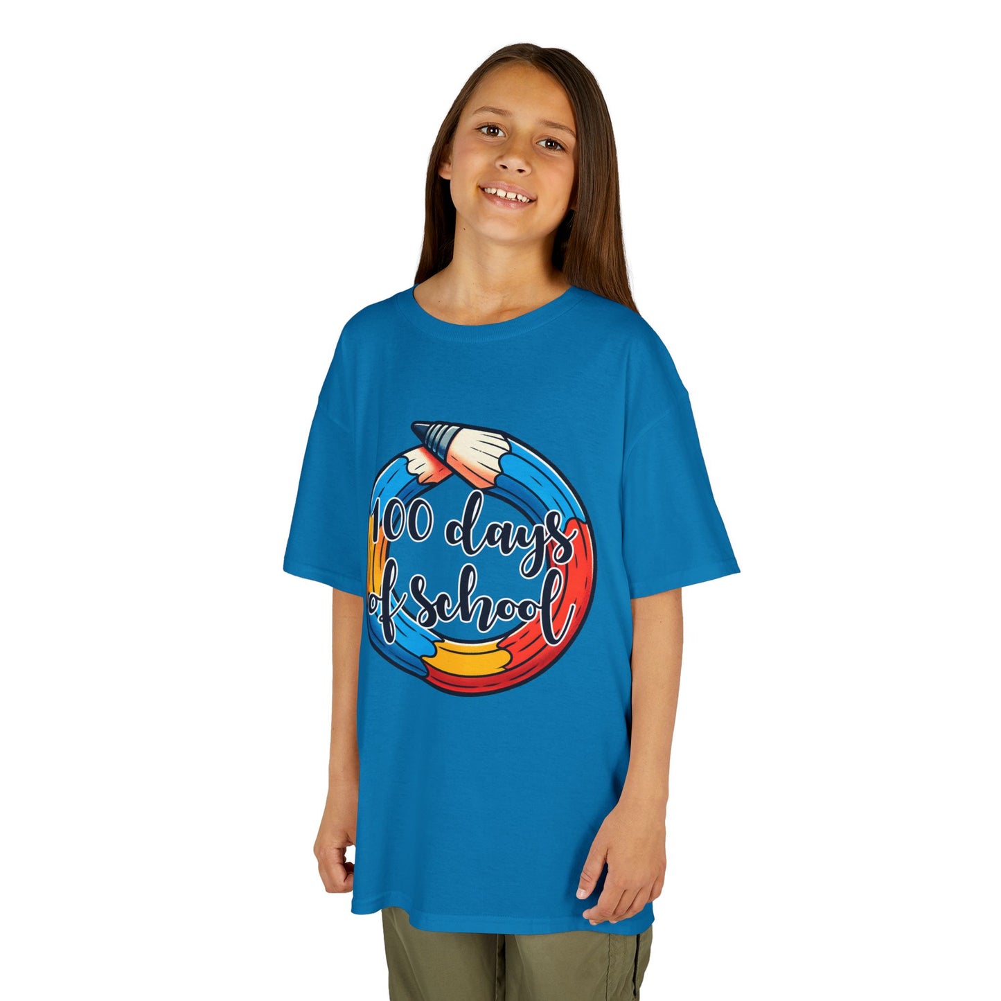 "100 Days of School" Children's Heavy Cotton Tee