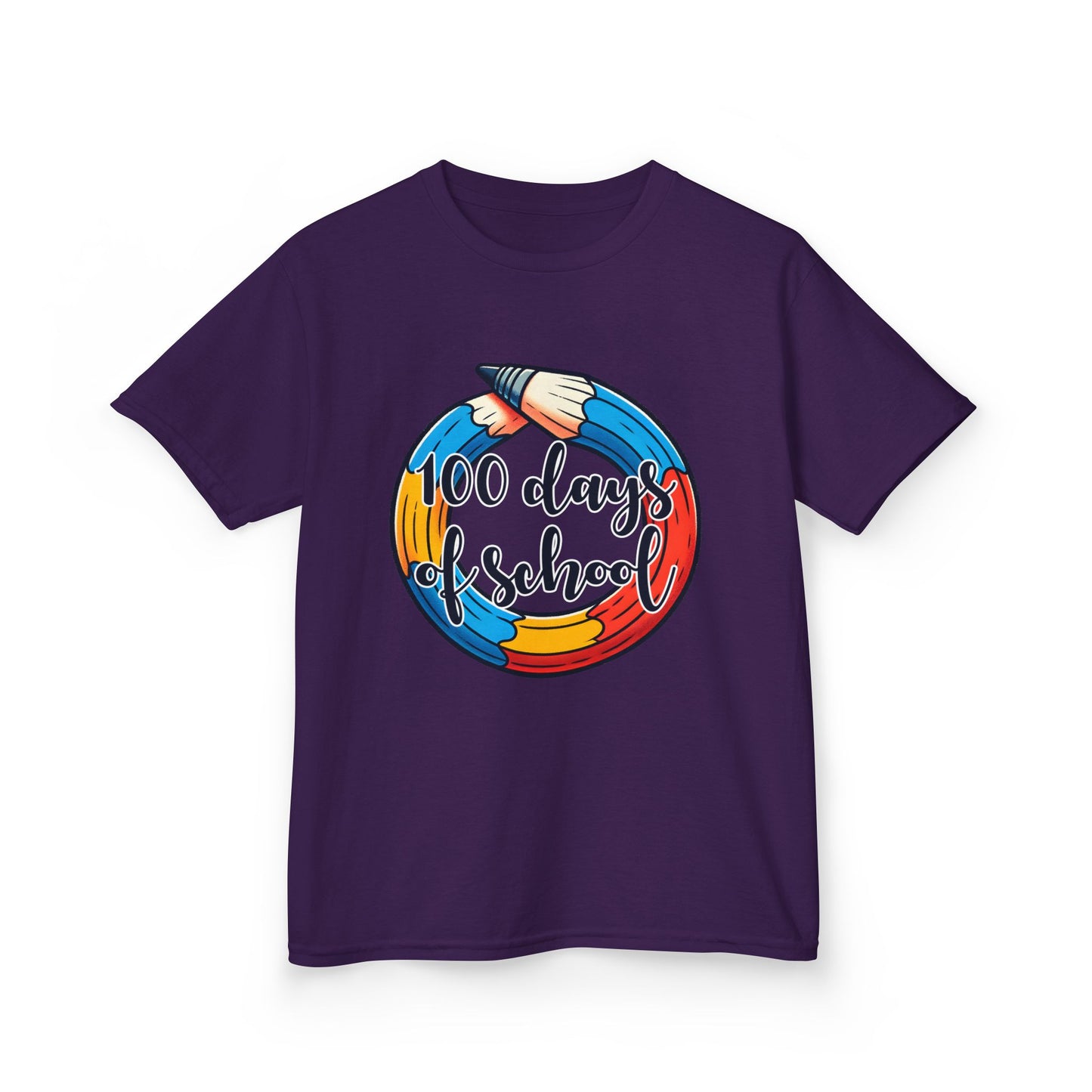 "100 Days of School" Children's Heavy Cotton Tee