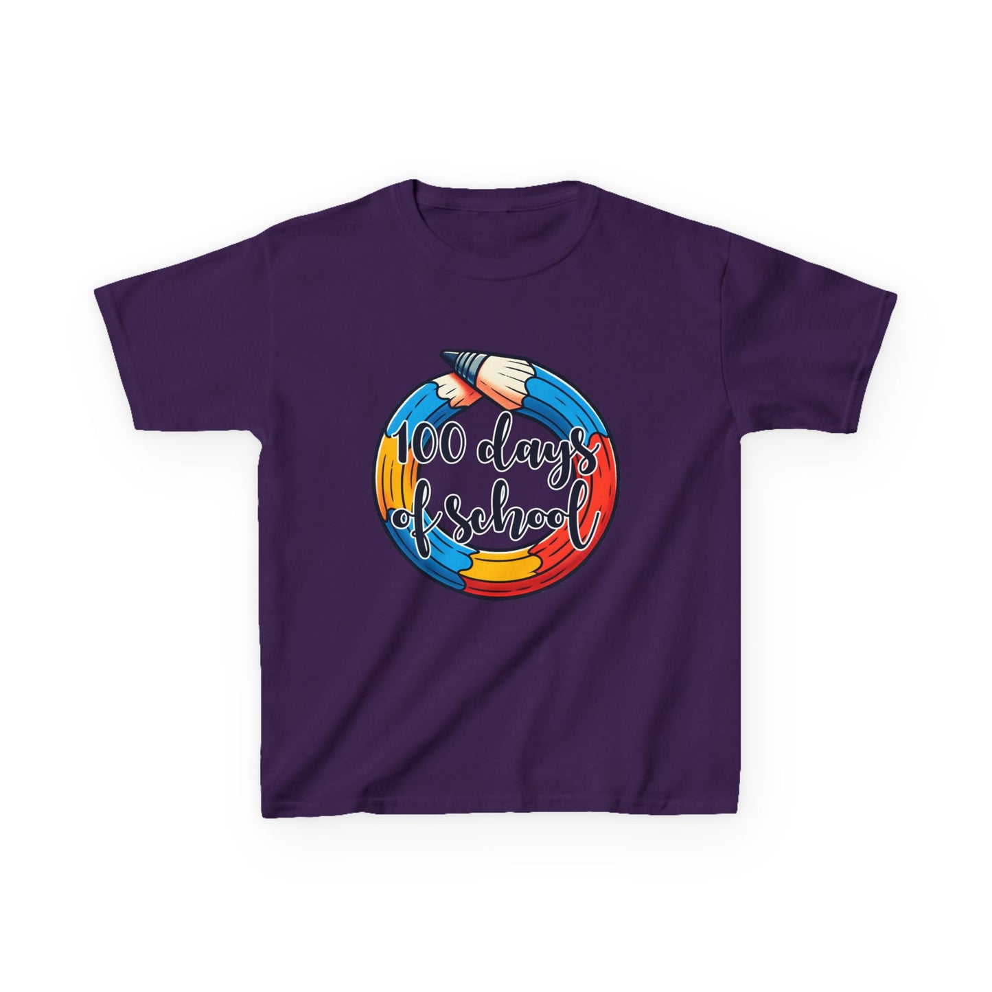 "100 Days of School" Children's Heavy Cotton Tee