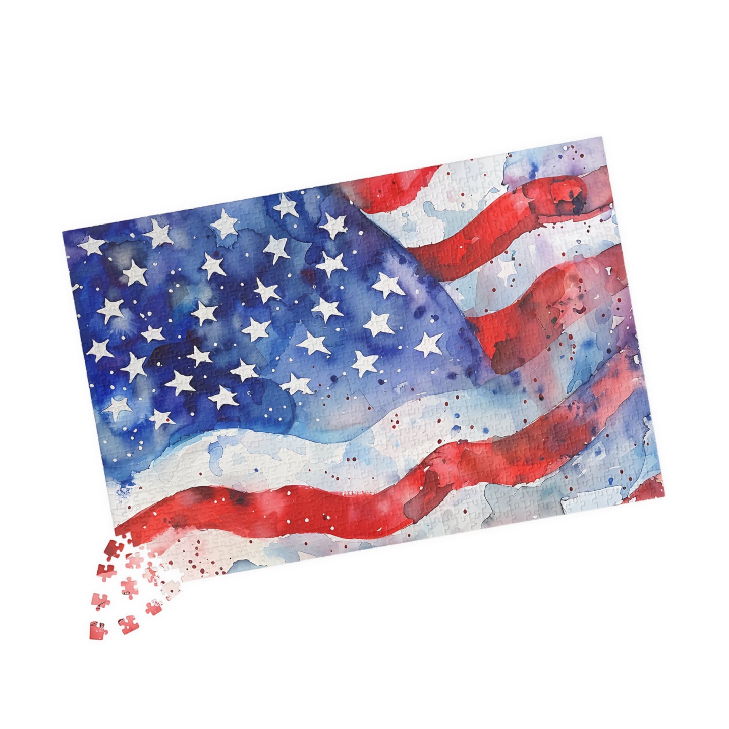 Patriotic Puzzle - American Flag Design, 110-1014 Pieces