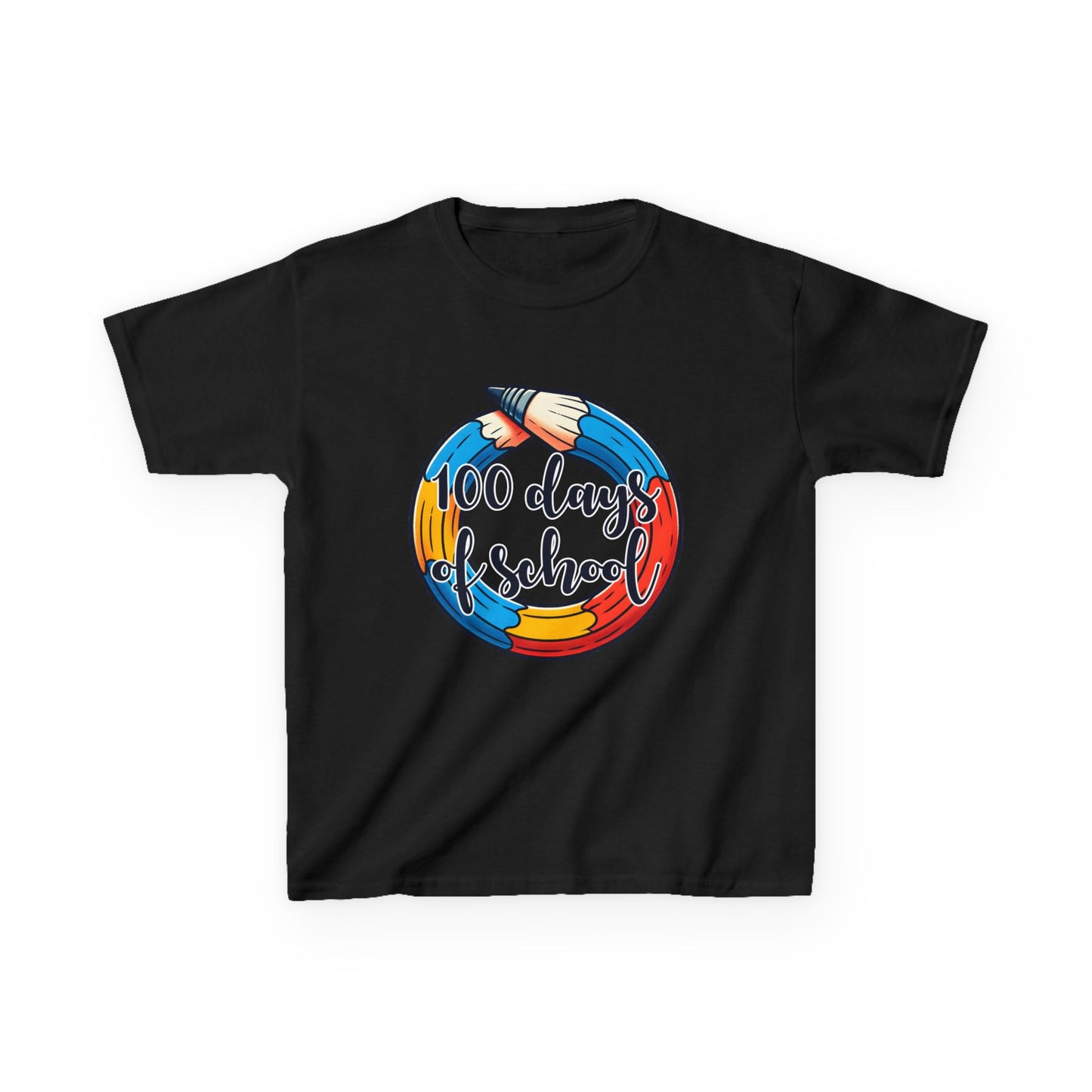 "100 Days of School" Children's Heavy Cotton Tee
