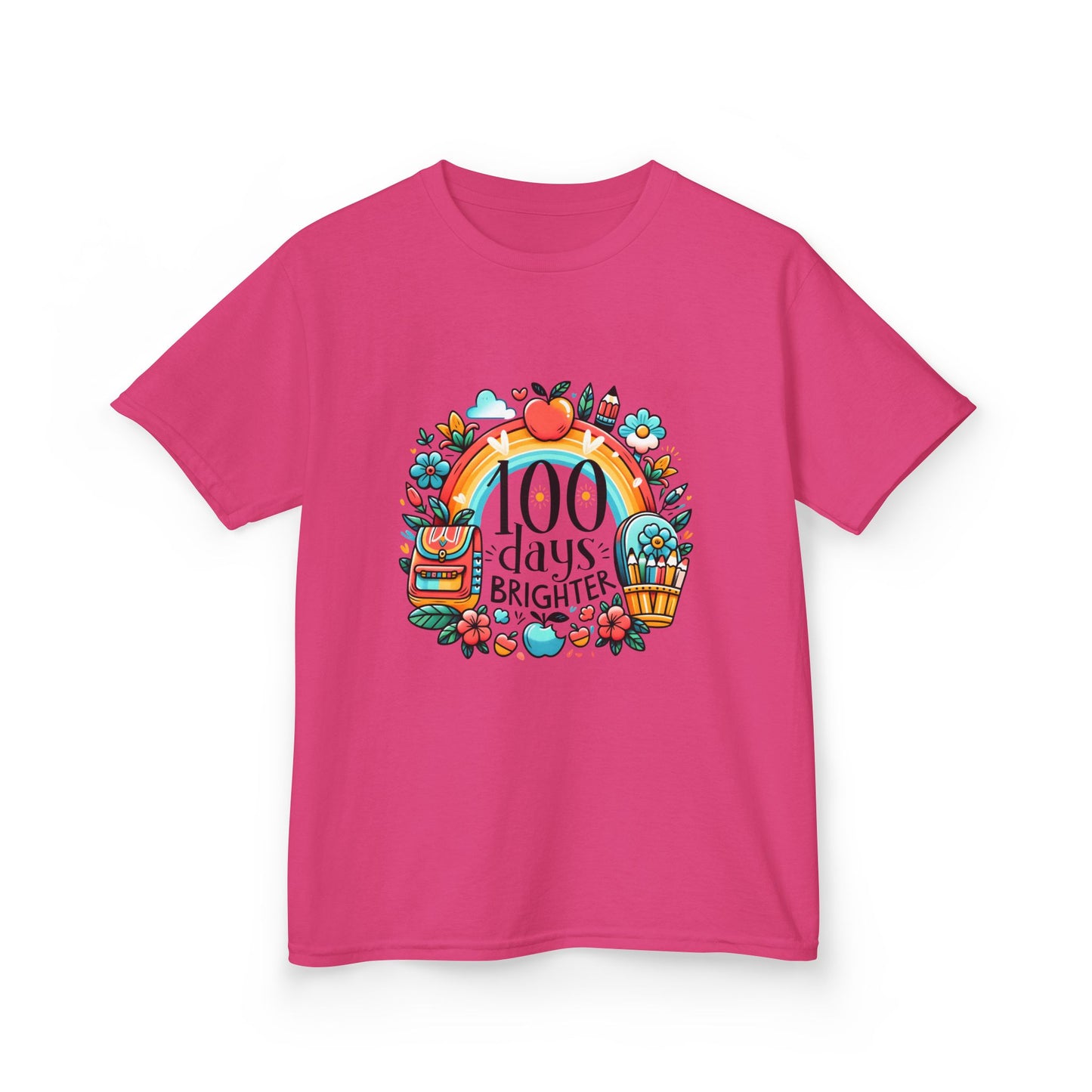 "100 Days Brighter" Children's Heavy Cotton Tee