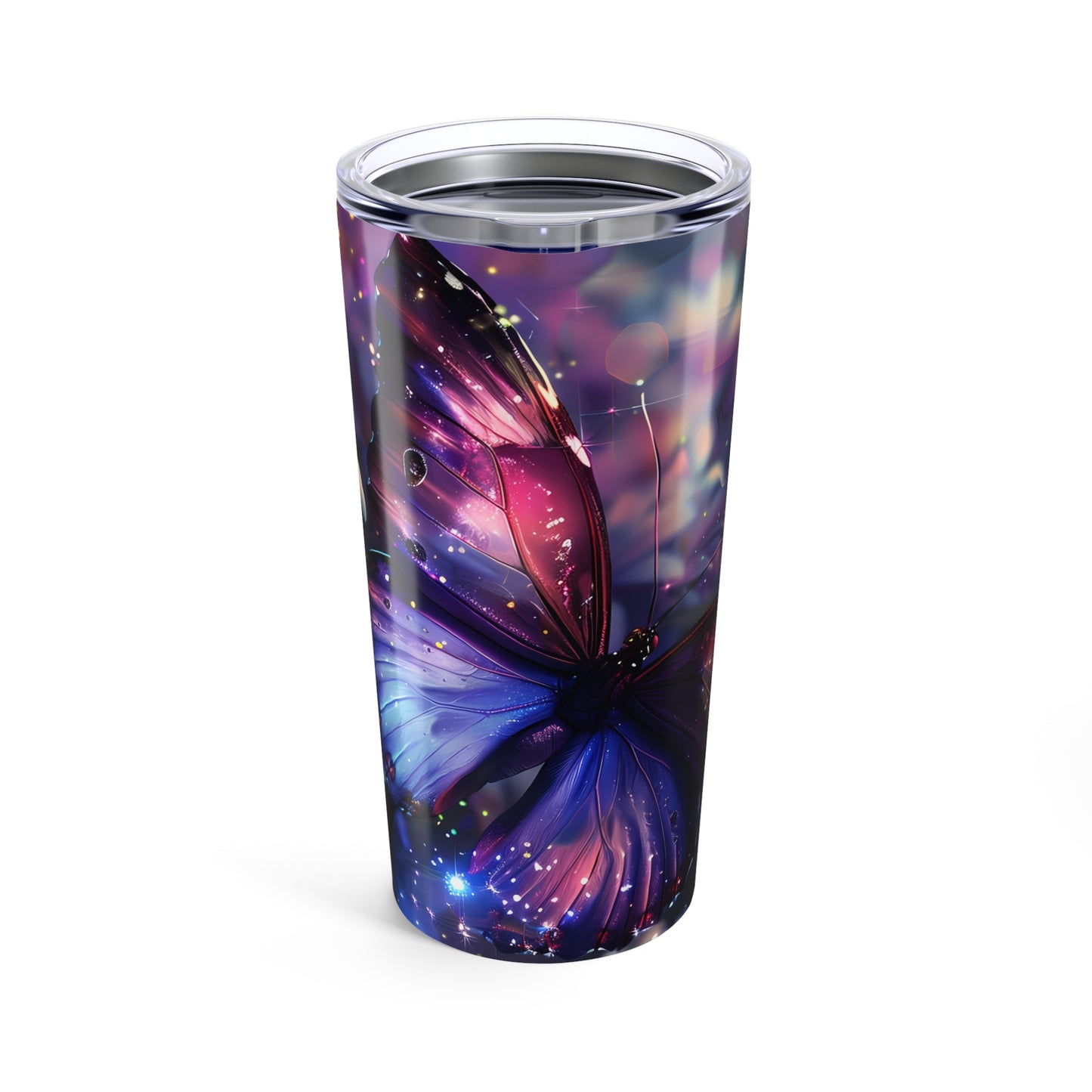 Purple Butterfly 20oz Tumbler