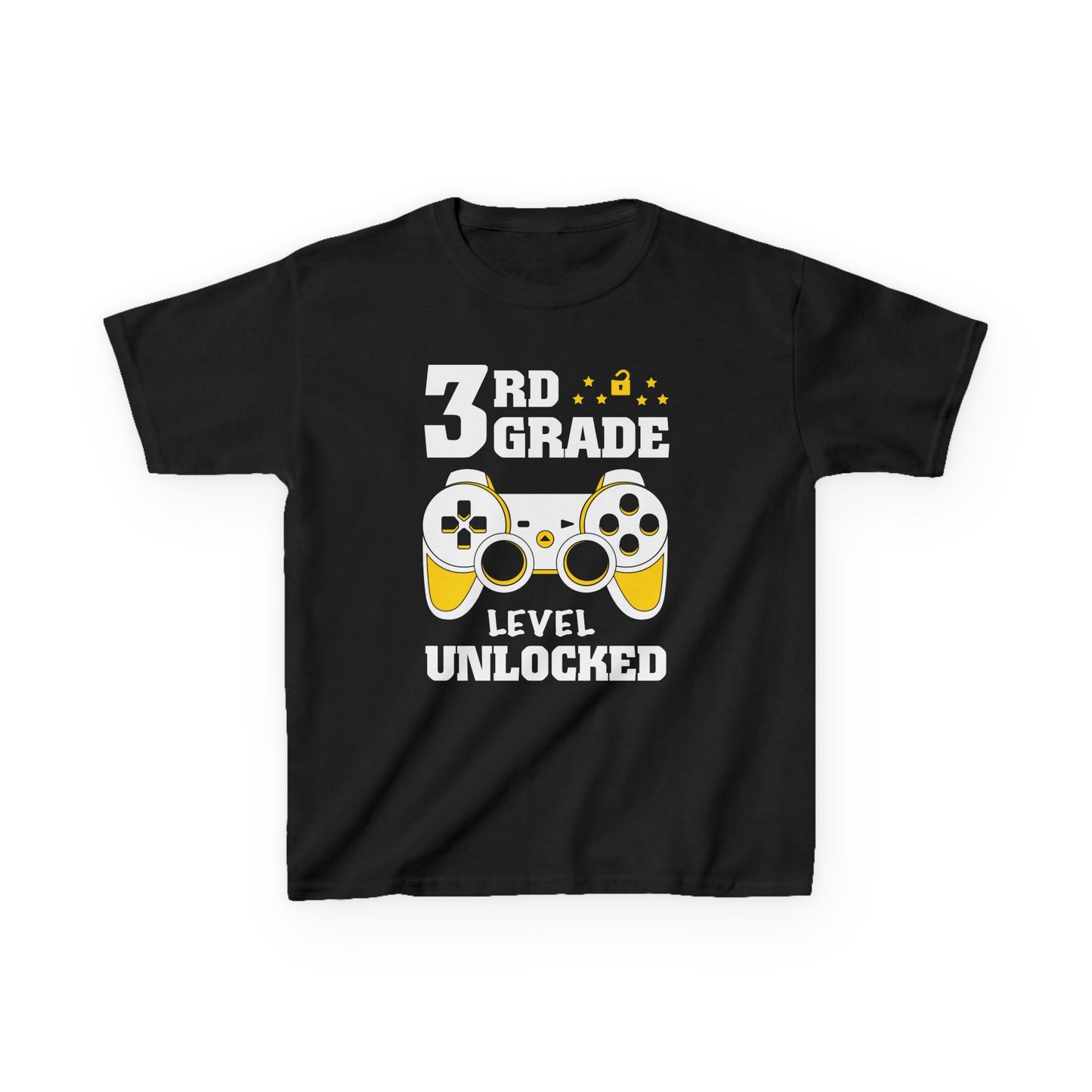 "3rd Grade Level Unlocked" Children's Heavy Cotton Tee