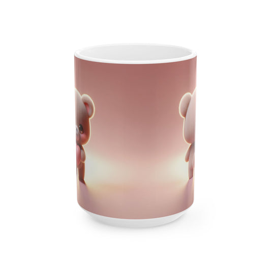 Valentine's Teddy Bear Ceramic Mug