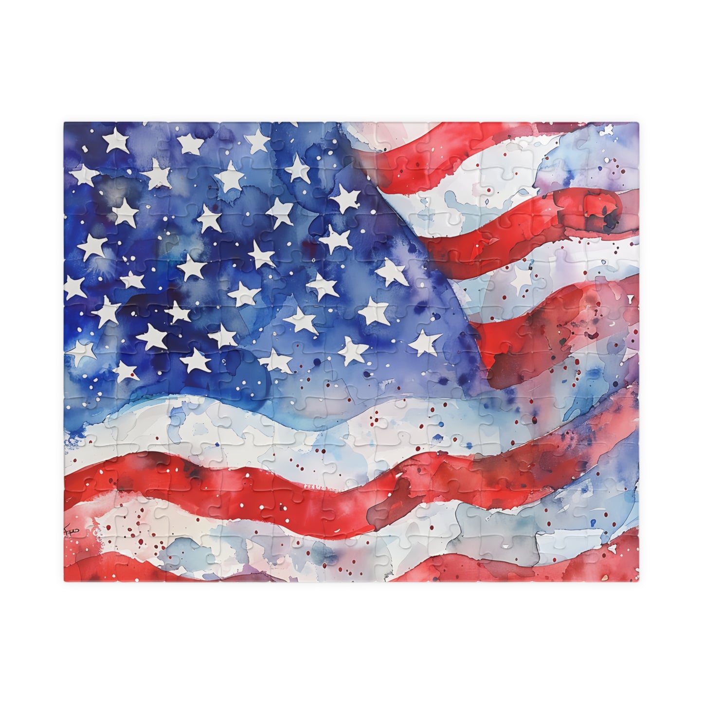 Patriotic Puzzle - American Flag Design, 110-1014 Pieces