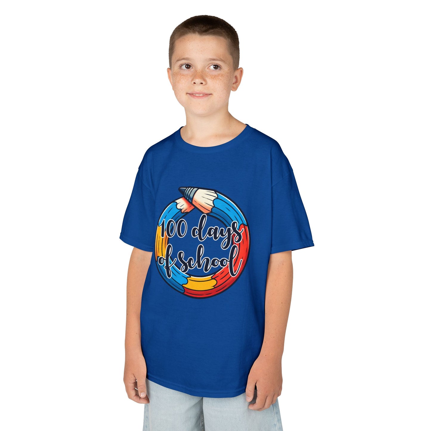 "100 Days of School" Children's Heavy Cotton Tee