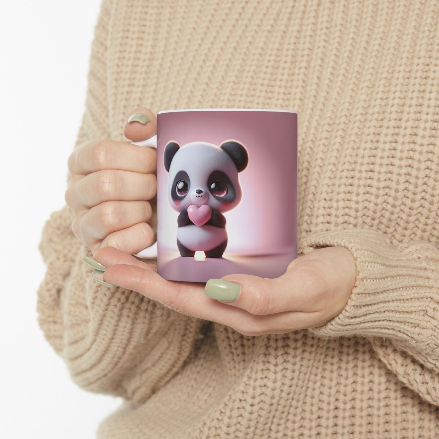 Valentine's Panda Ceramic Mug