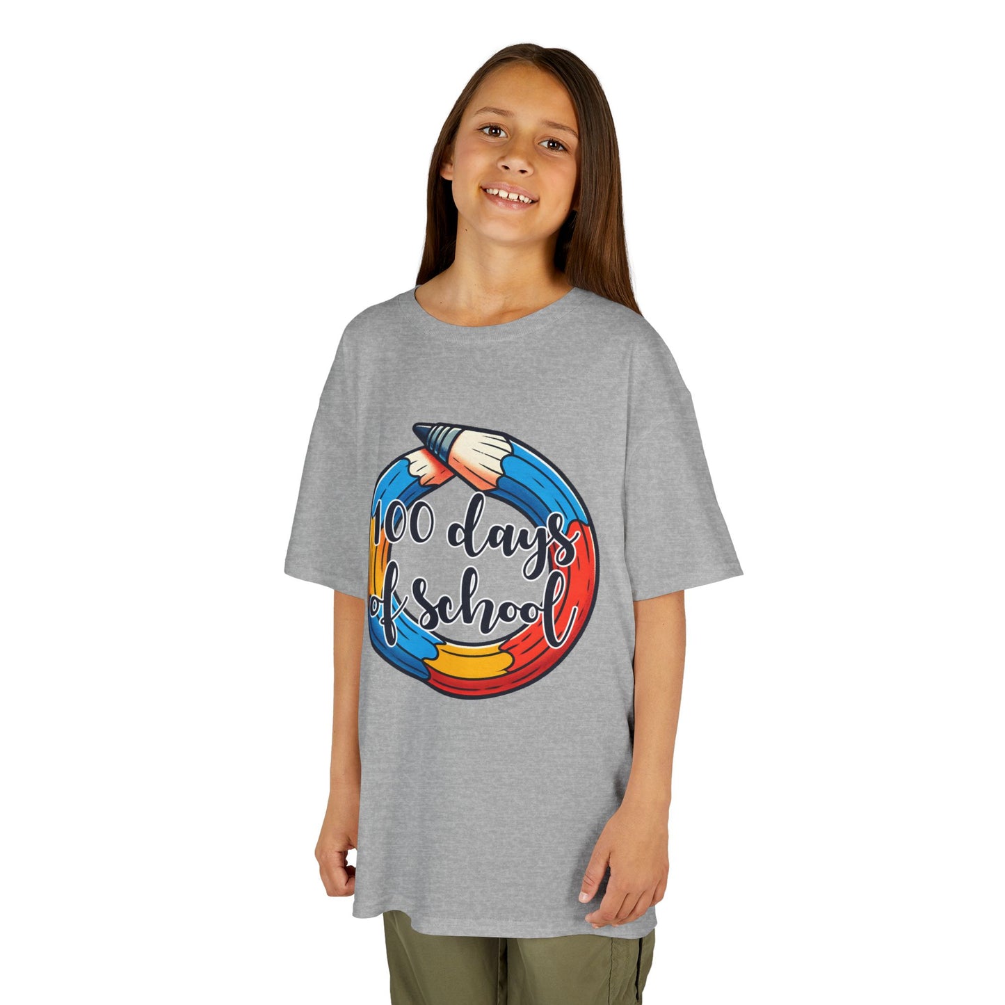 "100 Days of School" Children's Heavy Cotton Tee