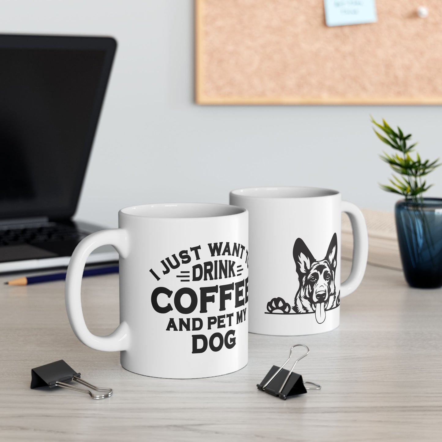 Dog Lover's Ceramic Mug - German Shepherd