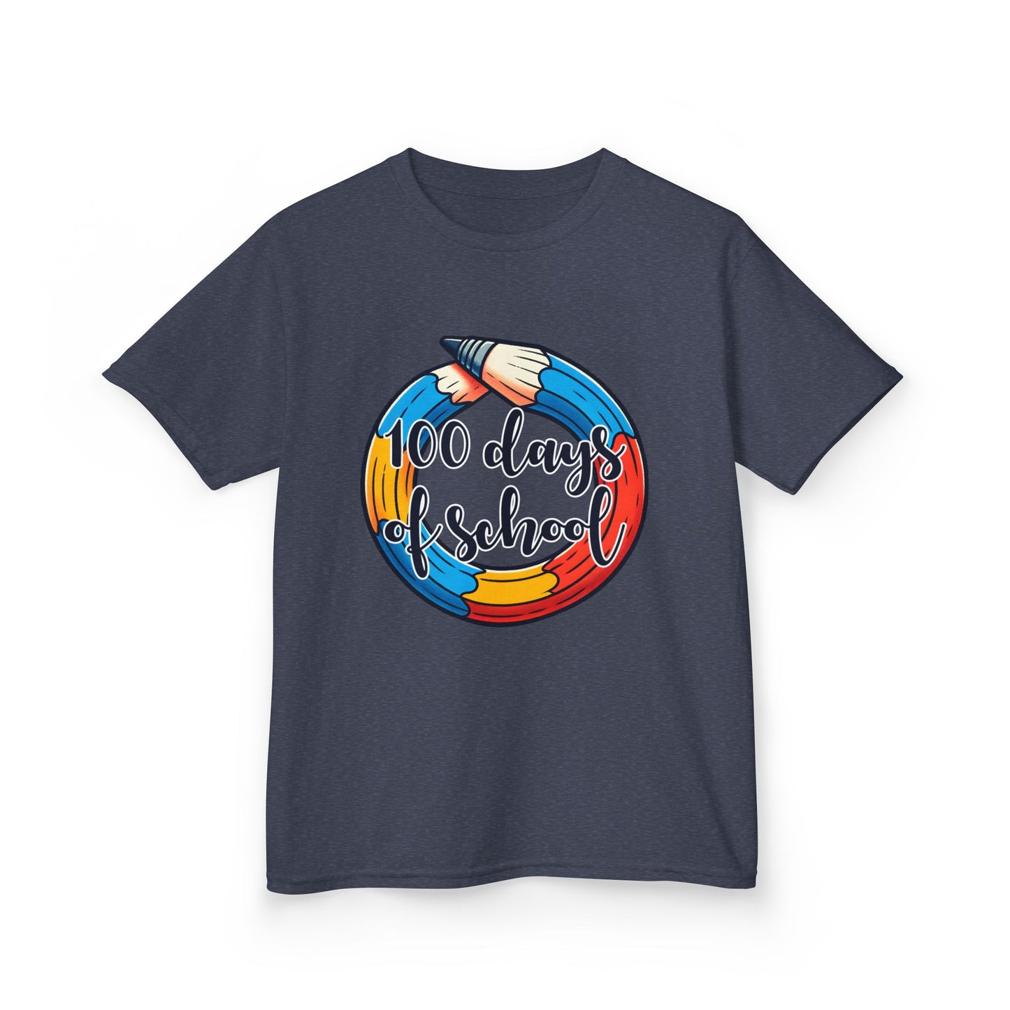 "100 Days of School" Children's Heavy Cotton Tee