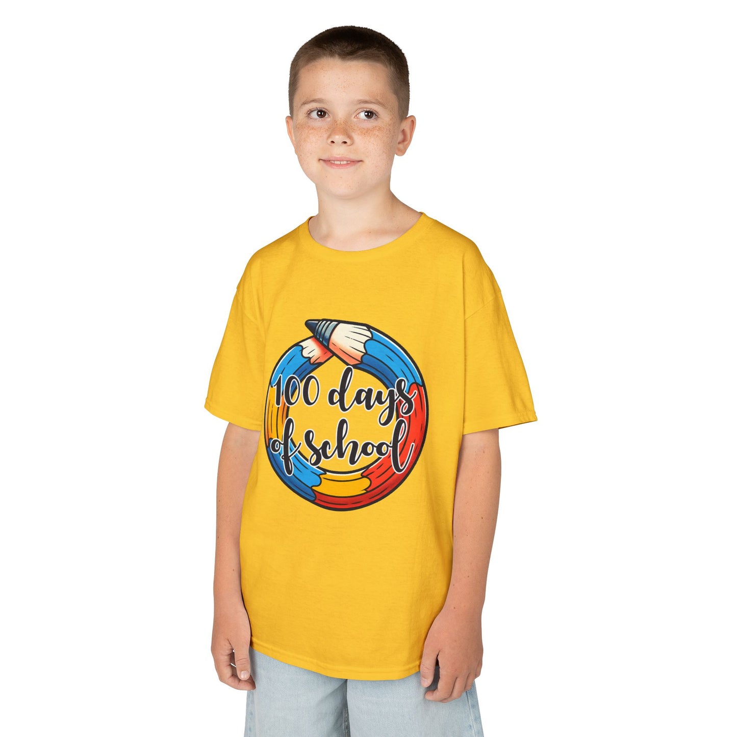 "100 Days of School" Children's Heavy Cotton Tee