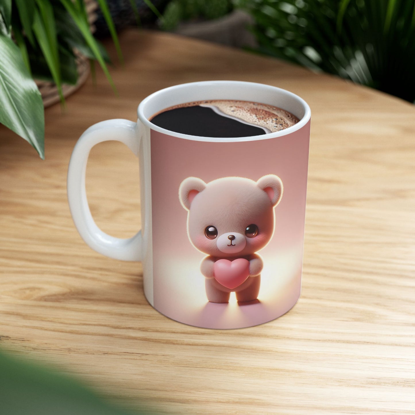 Valentine's Teddy Bear Ceramic Mug