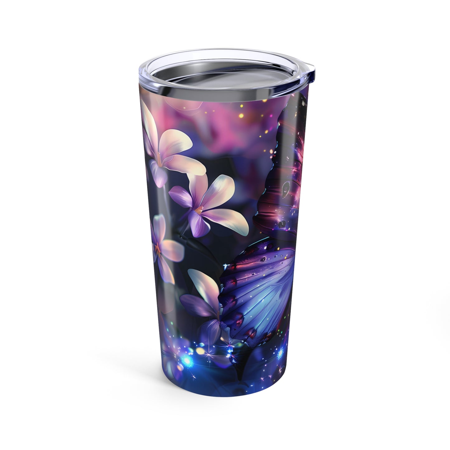 Purple Butterfly 20oz Tumbler