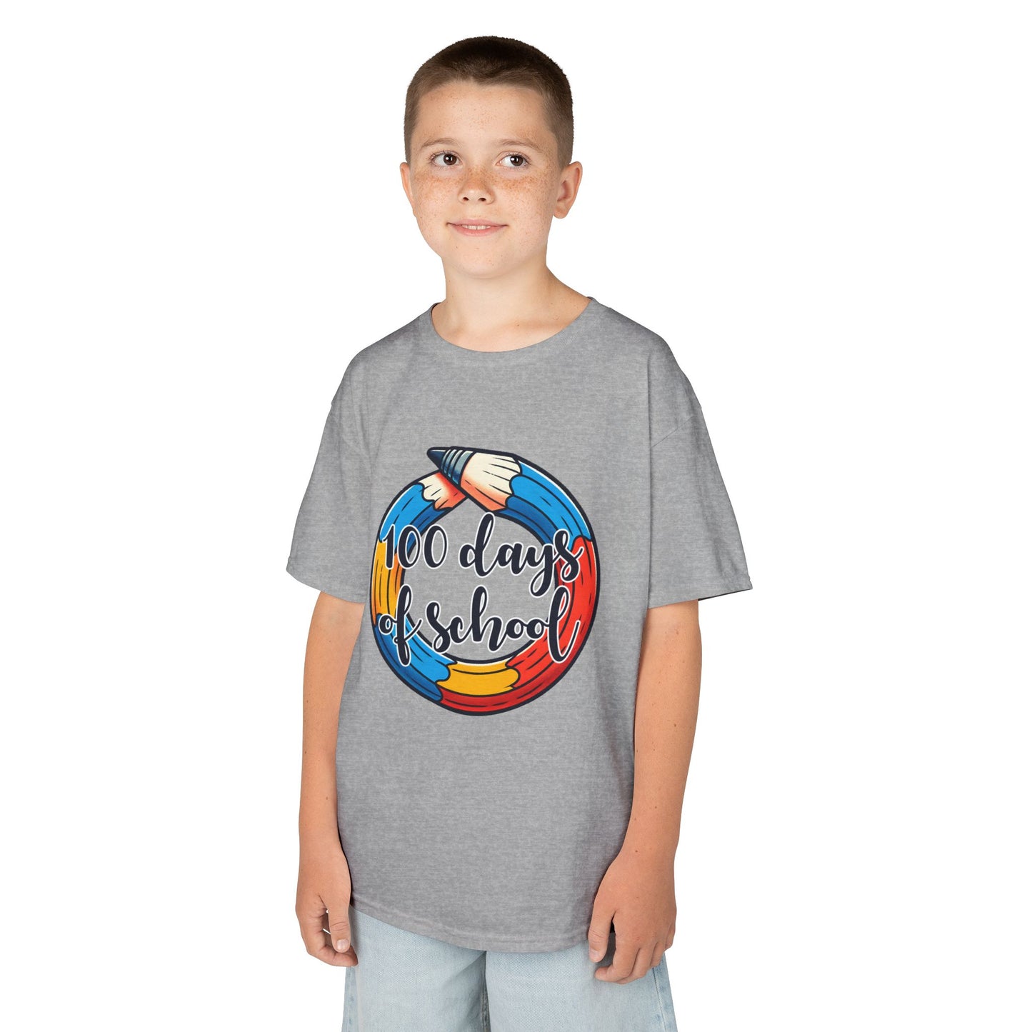 "100 Days of School" Children's Heavy Cotton Tee