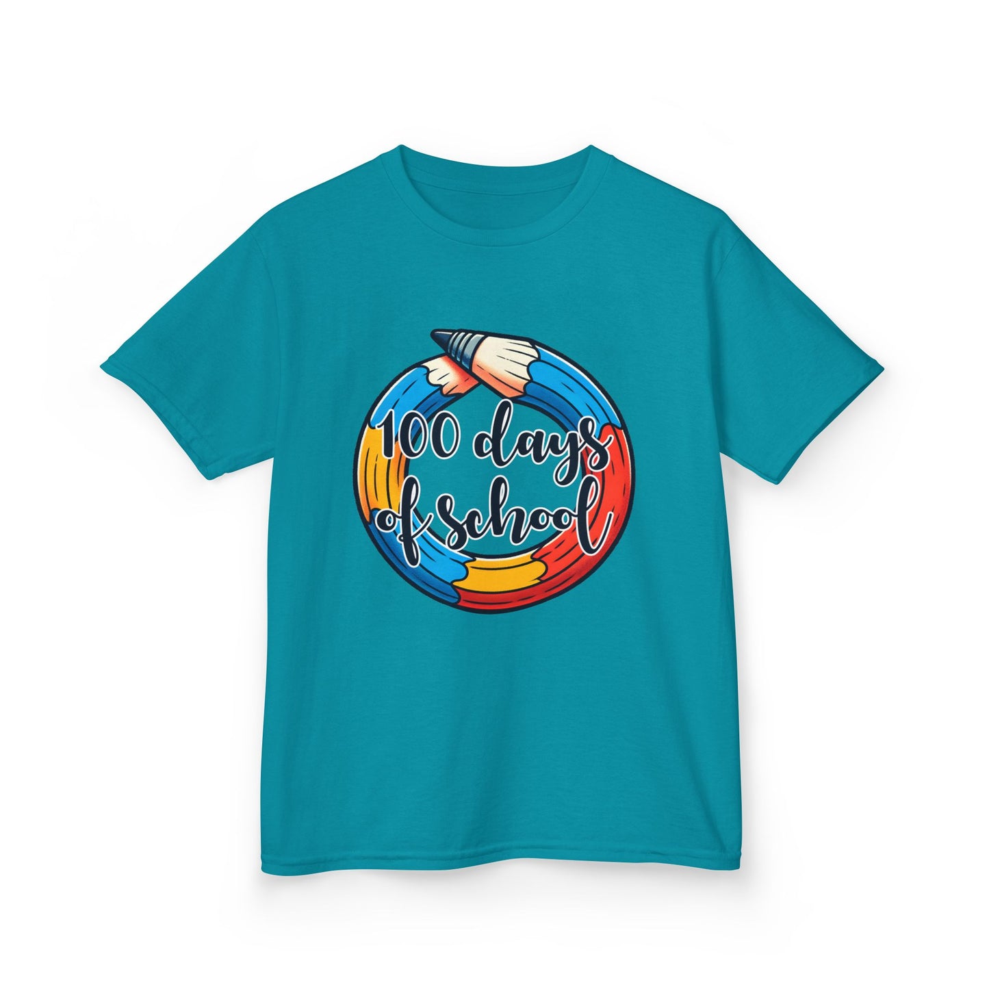 "100 Days of School" Children's Heavy Cotton Tee