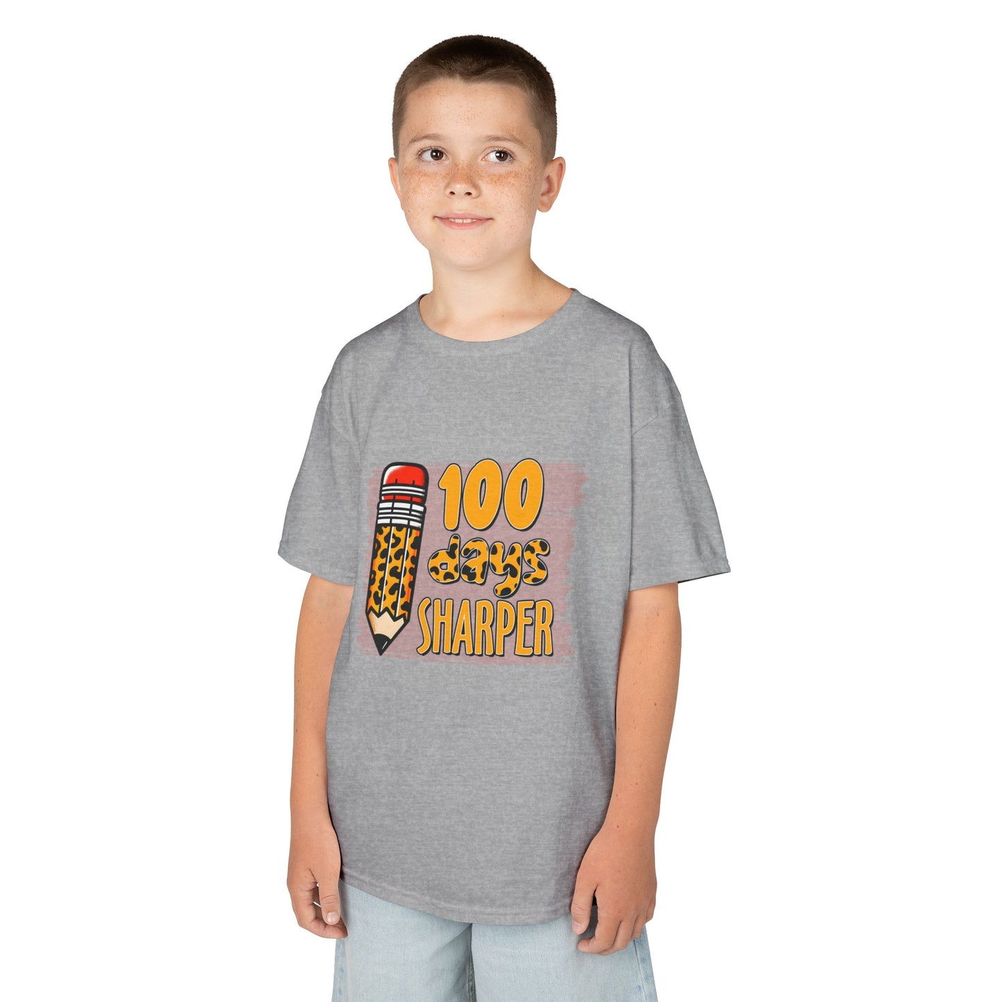 "100 Days Sharper" Children's Heavy Cotton Tee