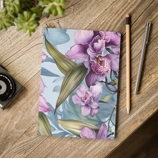 Purple Orchid Floral Journal