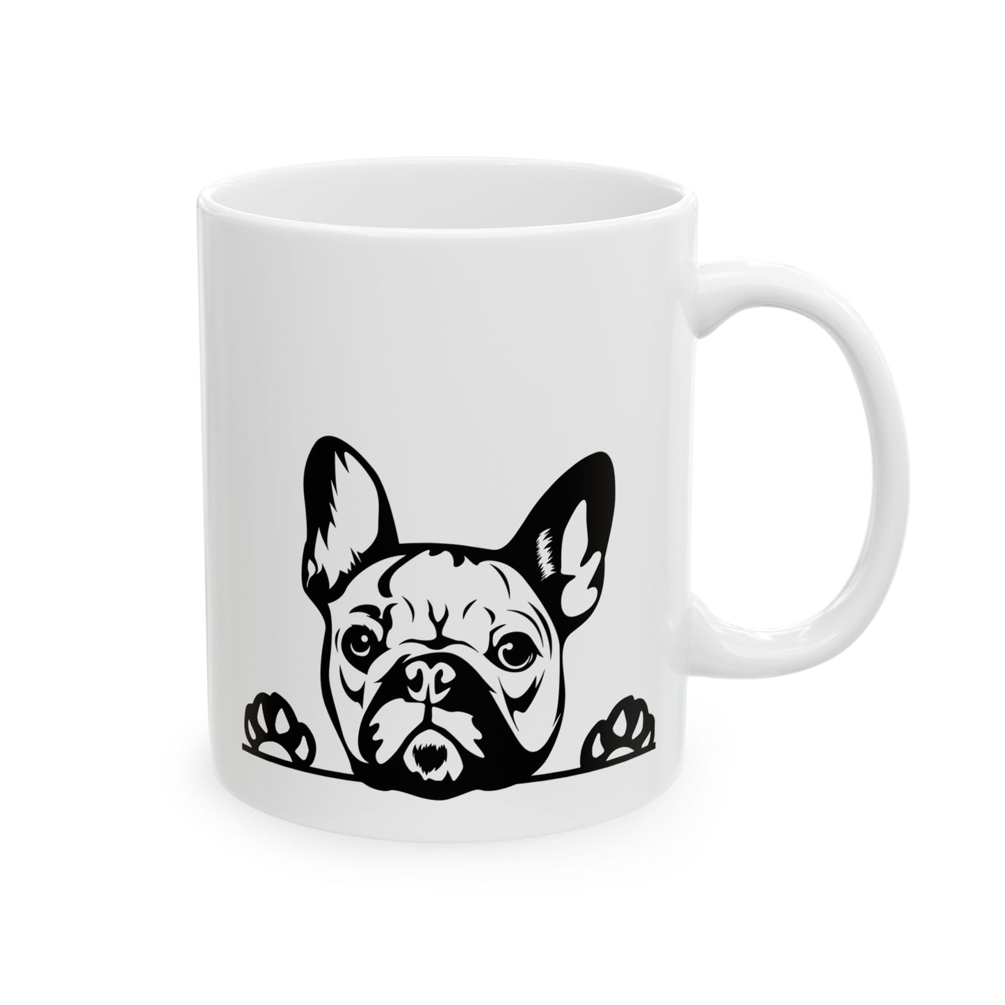 Dog Lover's Ceramic Mug - French Bulldog