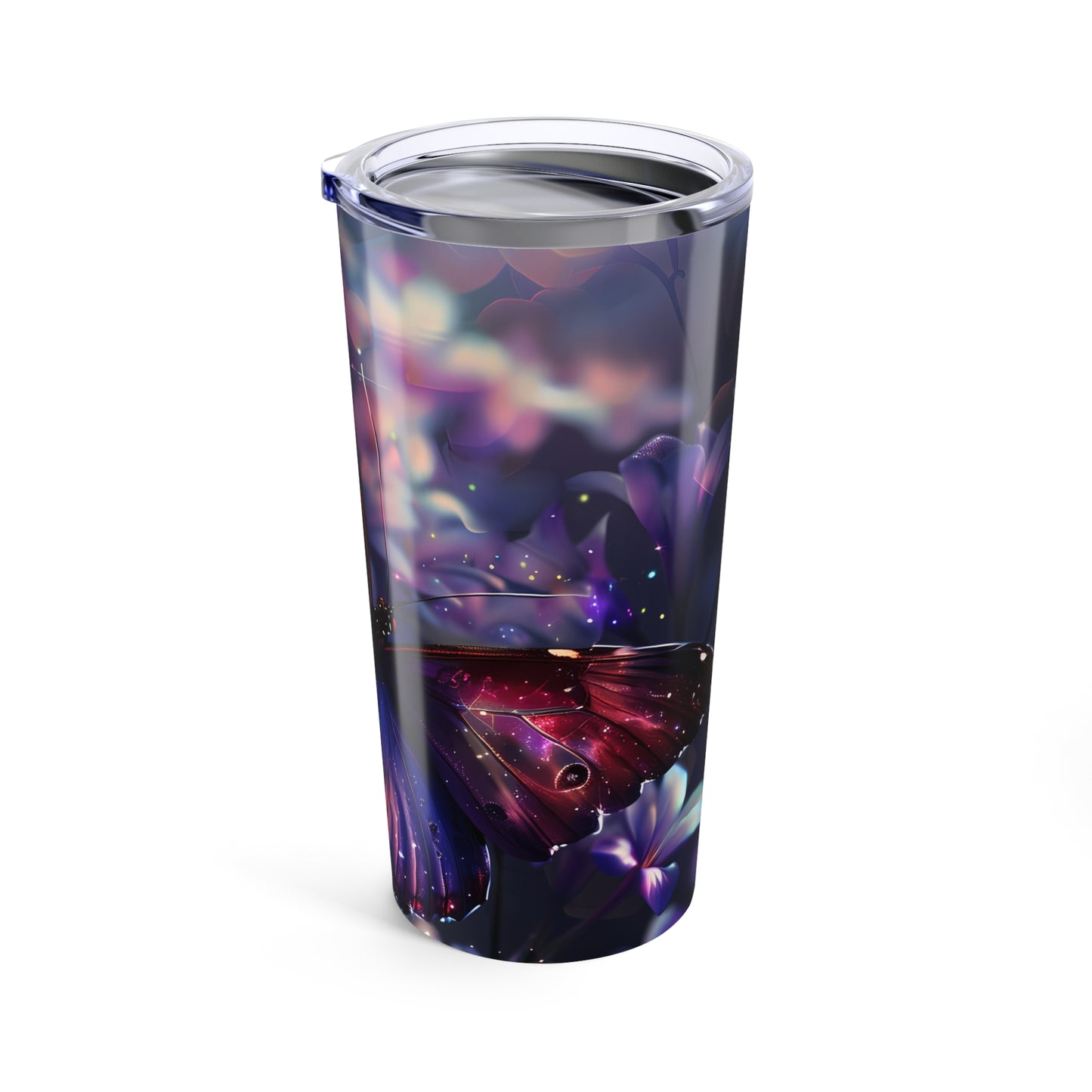 Purple Butterfly 20oz Tumbler