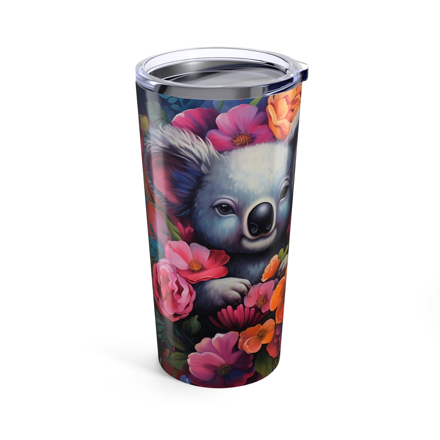 Floral Koala 20oz Tumbler