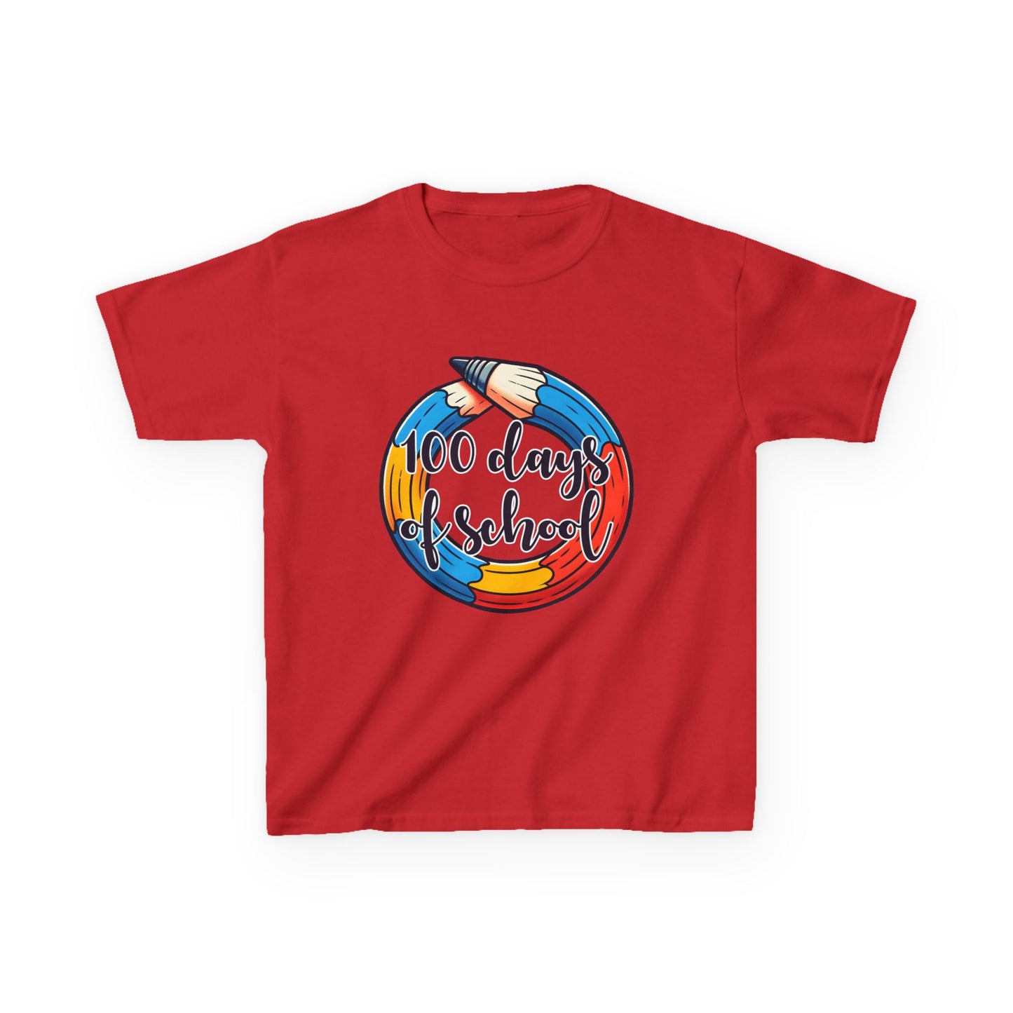 "100 Days of School" Children's Heavy Cotton Tee